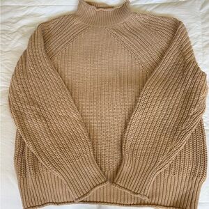 J. Crew Camel Turtleneck Sweater